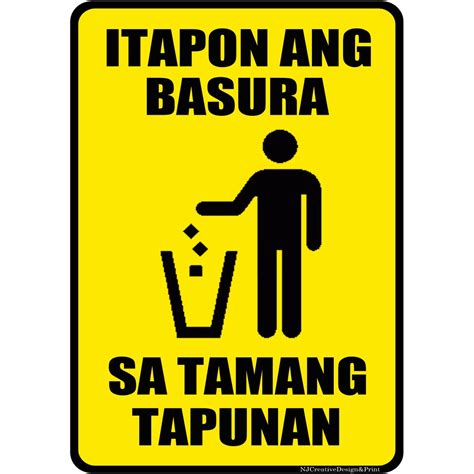 bawal magtapon ng basura slogan|Wastong Pagtatapon Ng Basura Slogan Ideas .